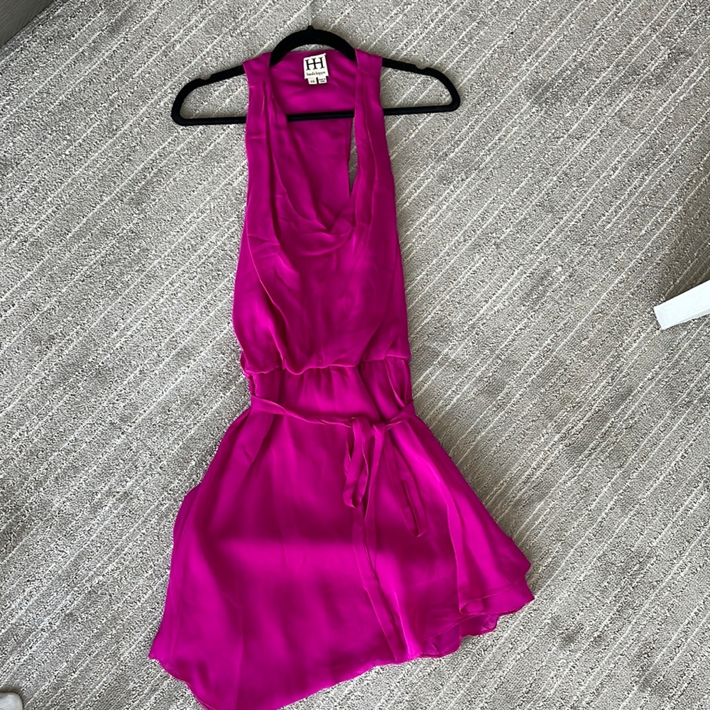 HAUTE HIPPIE fuchsia dress size xs